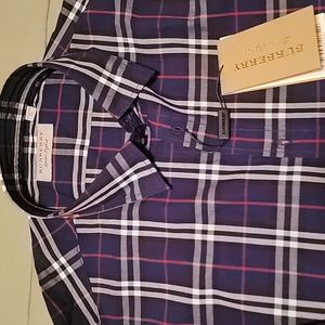 Burberry Mens blue shirt